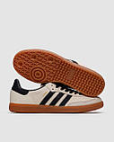 Жіночі кросівки Adidas Samba OG Cream White Sand Strata, фото 7