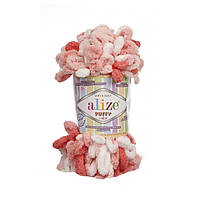 Пряжа Alize Puffy Color № 5922 (Пряжа з петлями Алізе Пуффі Колор)