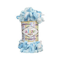 Пряжа Alize Puffy Color № 5924 (Пряжа з петлями Алізе Пуффі Колор)
