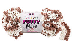 Пряжа Alize Puffy More № 6261 (Пряжа з петлями Пуффі Море)