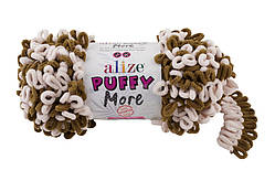 Пряжа Alize Puffy More № 6264 (Пряжа з петлями Пуффі Море)