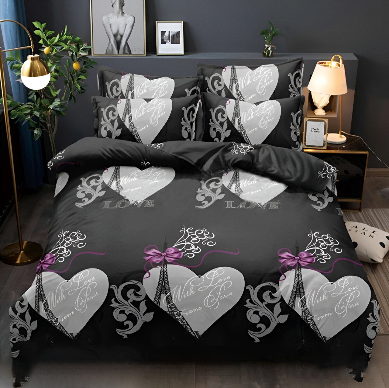 Постільна білизна Sofia полікоттон — СПК-132 полуторна, фото 1