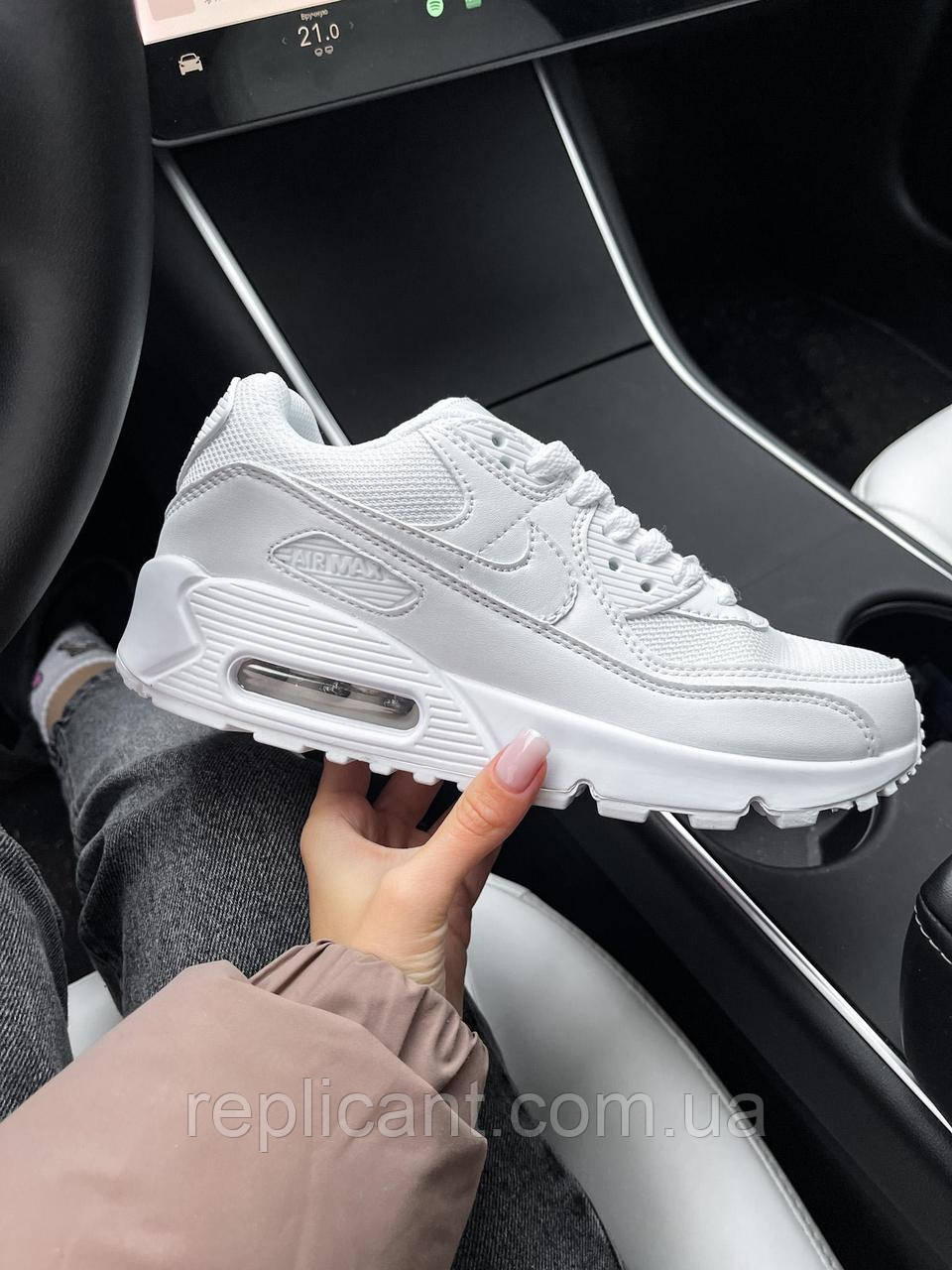 Кроссовки Nike Air Max 90 White кросівки найк