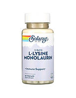 L-лізин і монолаурин, у співвідношенні 1:1, Solaray 60 вегетаріанських капсул