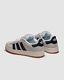 Жіночі кросівки Adidas Campus 00s Crystal White Core Black, фото 5