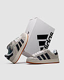 Жіночі кросівки Adidas Campus 00s Crystal White Core Black, фото 6