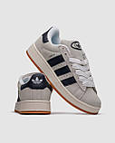 Жіночі кросівки Adidas Campus 00s Crystal White Core Black, фото 9