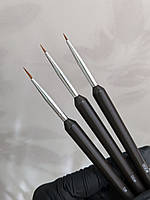 Набір кистей для розпису (3 штуки в наборі)