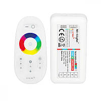 Контролер RGBW радіо 12-24В 10А з пультом, сенсорний (2,4 ГГц) MiLight 100% ORIGINAL