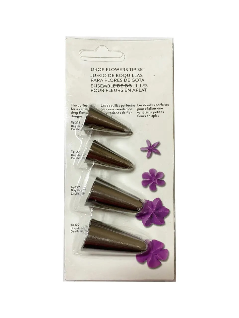 Насадки для формування квіткових візерунків 4шт, фото 1