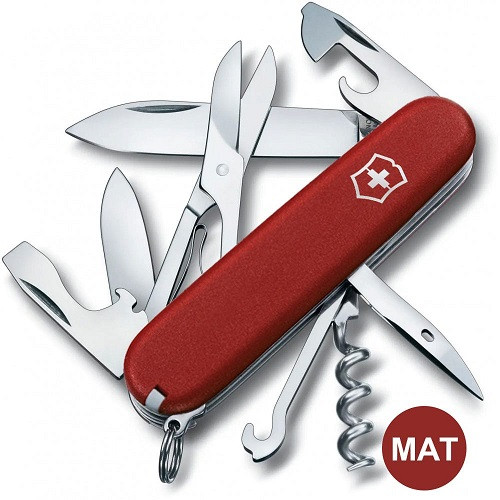 Ніж Victorinox Climber Mat 91mm/14подом/Red Mat, фото 1
