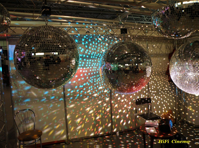 Зеркальный шар диаметр 60 см дискобол для клуба кафе бара ресторана дома