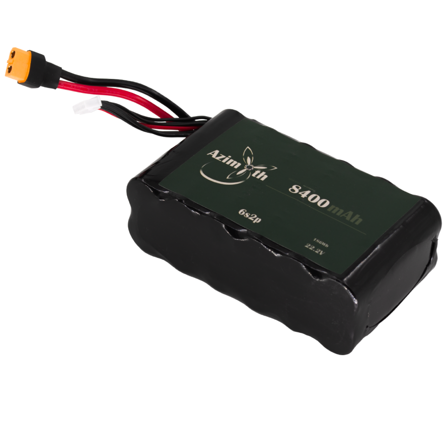 Акумулятор для FPV дрона 6S 2P, 8400 mAh Molicel inr 21700-p42a