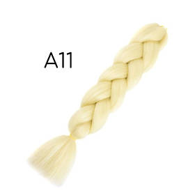 Канекалон однотонний блонд А11 60см