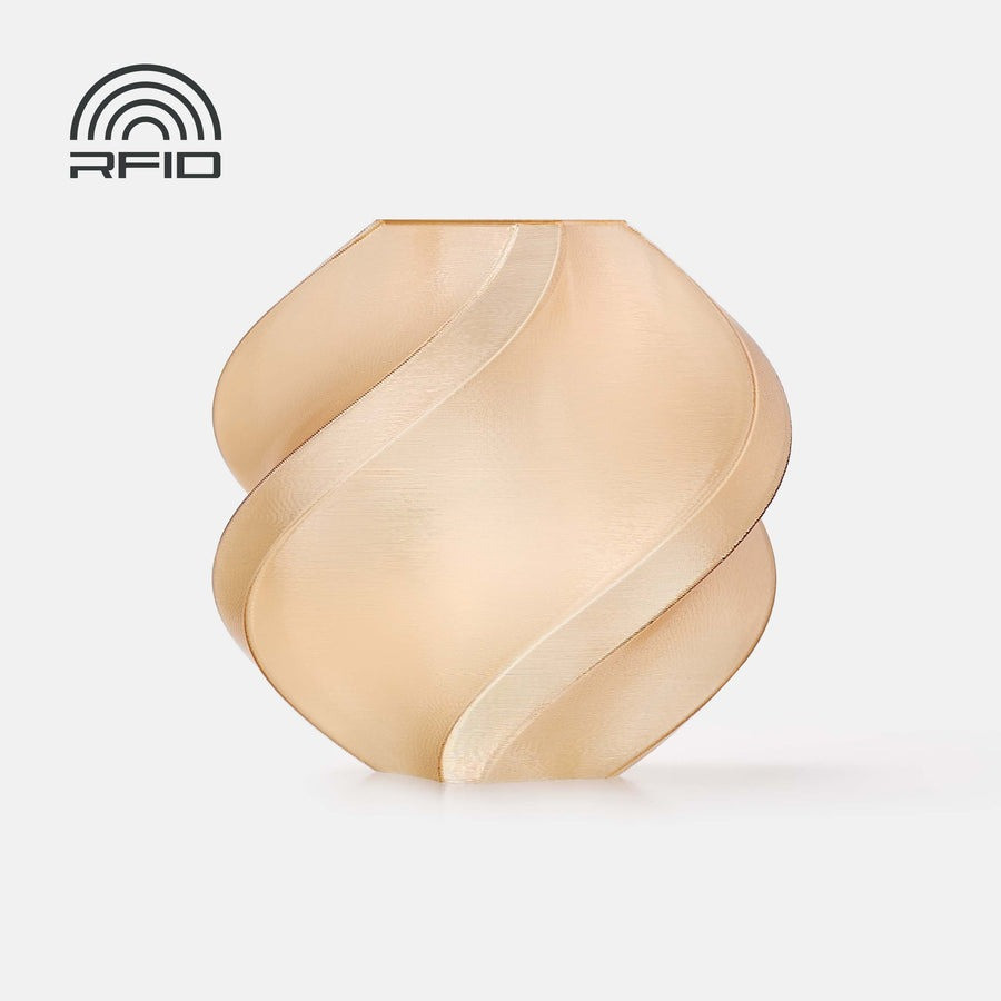 Пластик філамент для 3Д-друку Bambu Lab PETG Translucent (), Reusable Spool, 1.75мм, 1кг, 330м, 230-260°C,