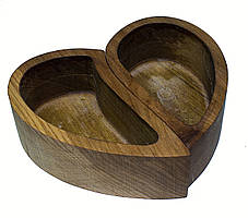 Підсвічник Пелюстки з дерева, Проміс-Плюс, 150 мм