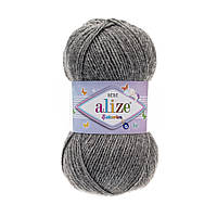 Пряжа акрил Alize Sekerim Bebe № 197 сірий (Алізе Секерім Бейбі)