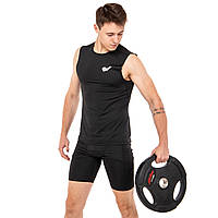 Обгумовані диски для штанги Life Fitness SC-80154B-15 з потрійним хватом і металевою втулкою 15 кг 51 мм