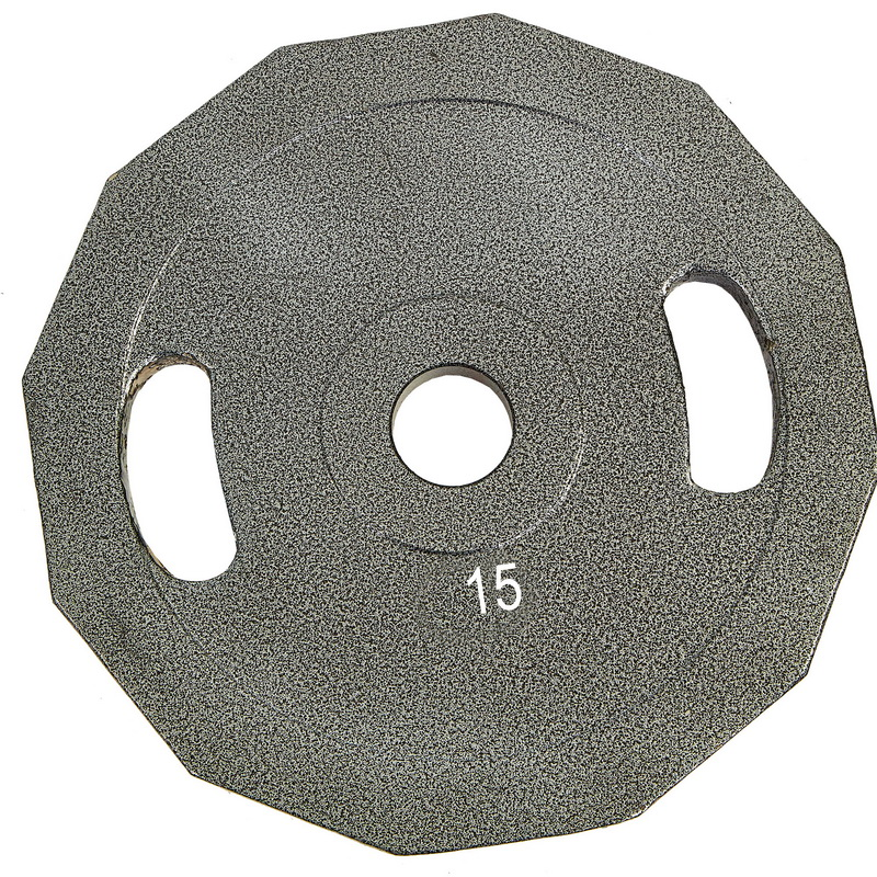 Пофарбовані сталеві диски для штанги 2 Handle Champion Newt NT-5221-15 для силових тренувань 15 кг 52 мм