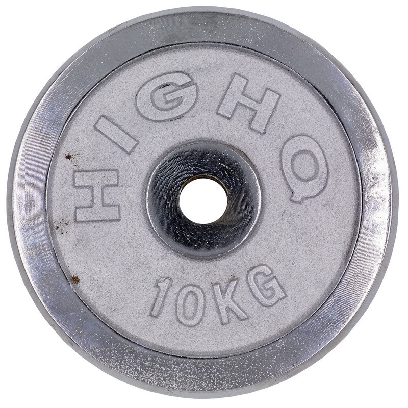 Хромовані диски-блини для штанги Hiqhg Sport TA-1454-10S для силових тренувань 10 кг 30 мм
