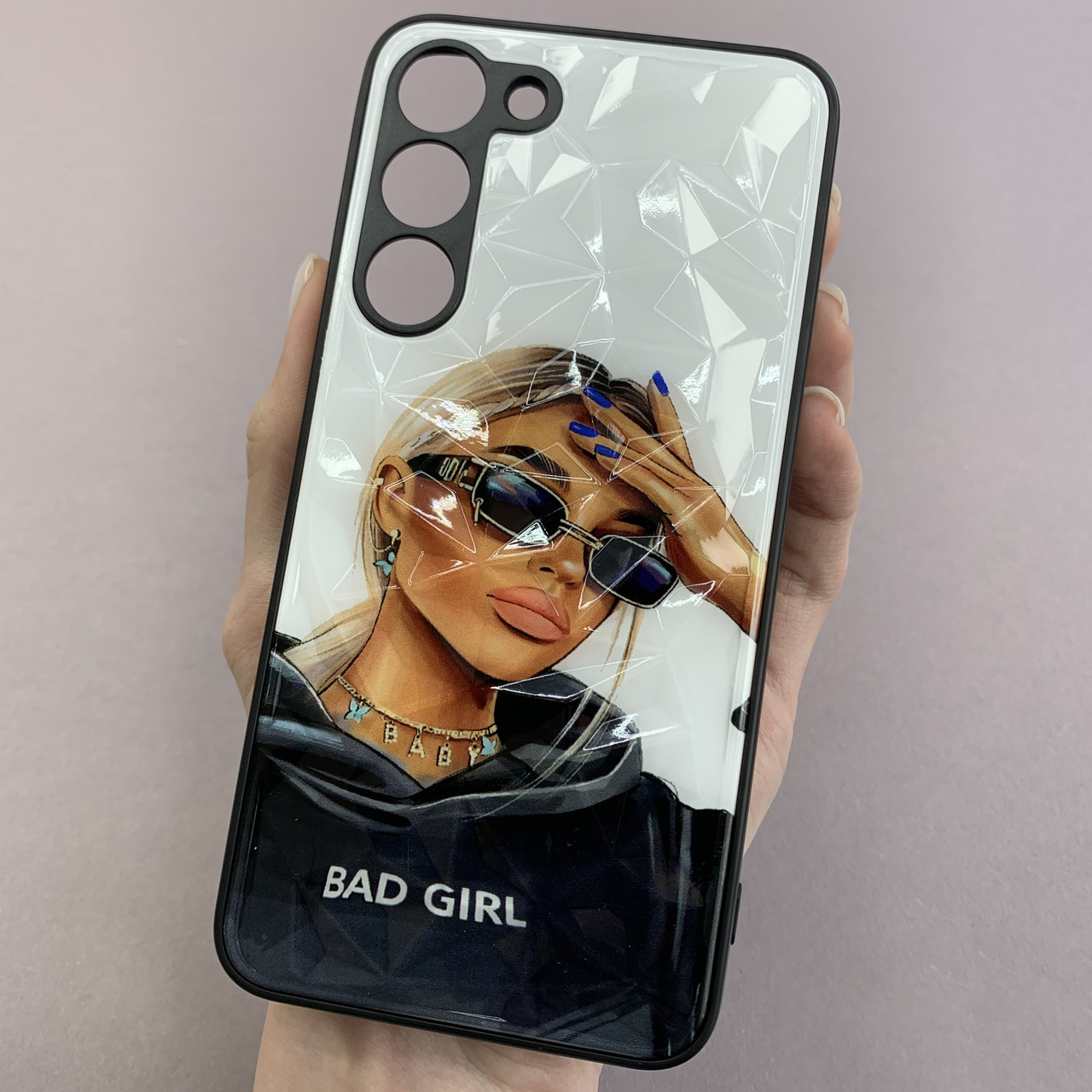 Чохол для Samsung Galaxy S23 Plus Ladies із принтом з дівчинкою чохол на телефон самсунг с23 плюс білий