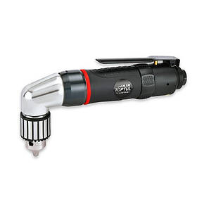 Пневмодриль кутова реверсивна 3/8 1500б/хв промисловий патрон із ключем 10 мм TOPTUL KAQB1215