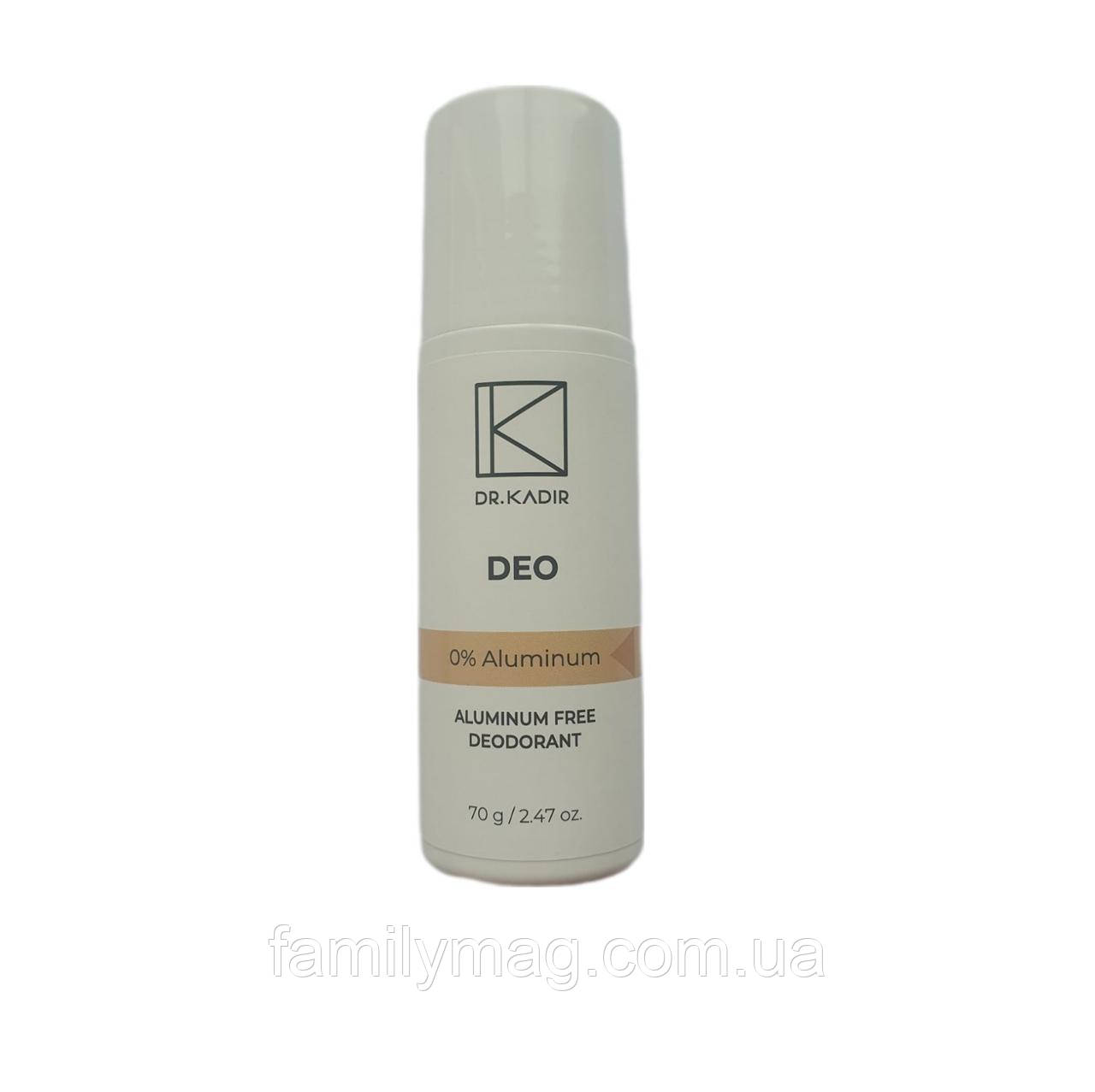 Кульковий дезодорант без алюмінію Deodorant Roll-On Aluminum Free Dr. Kadir 70 мл