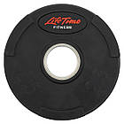 Диски обгумові для штанги LIFE FITNESS 2.5 кг 51 мм для силових тренувань, фото 3