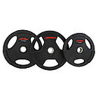 Диски обгумові для штанги LIFE FITNESS 20 кг 51 мм для силових тренувань, фото 7