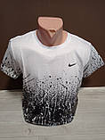 Підліткова футболка для хлопчика Найк Туреччина на 14-18 років синя фіолетова сіра, фото 5