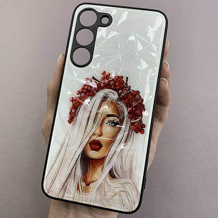 Чохол для Samsung Galaxy S23 Plus Ladies з дівчинкою українкою чохол на телефон самсунг с23 плюс білий, фото 1