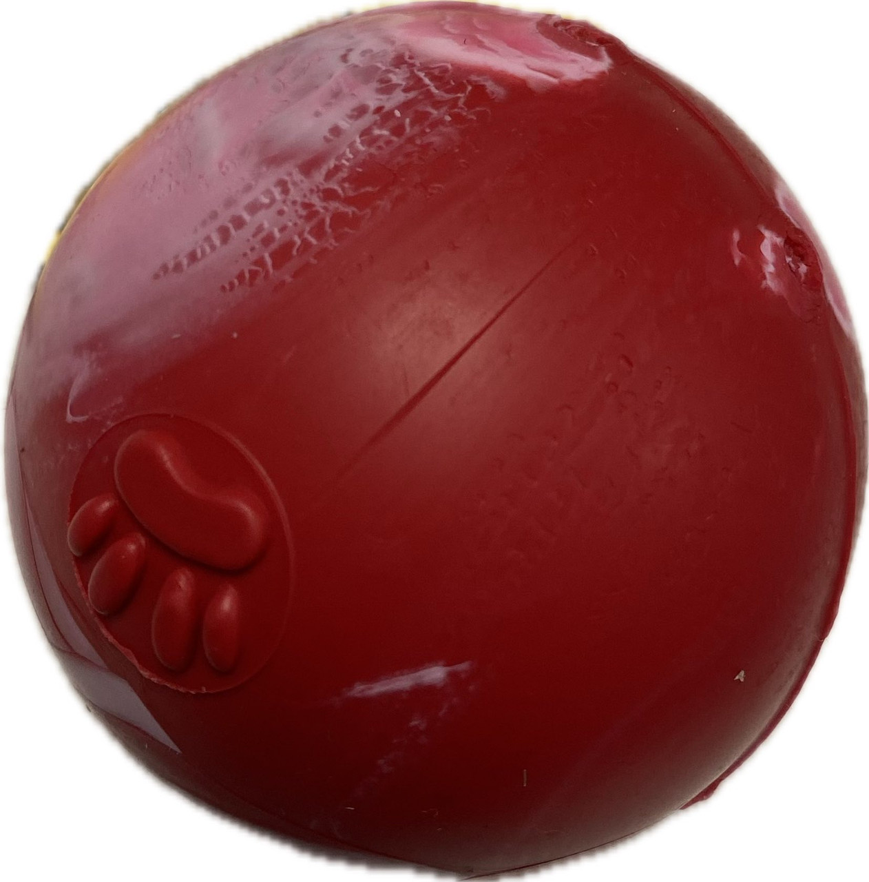 М'яч гума з лапками 7 см з запахом ванілі іграшка для собак SumPlast, фото 1