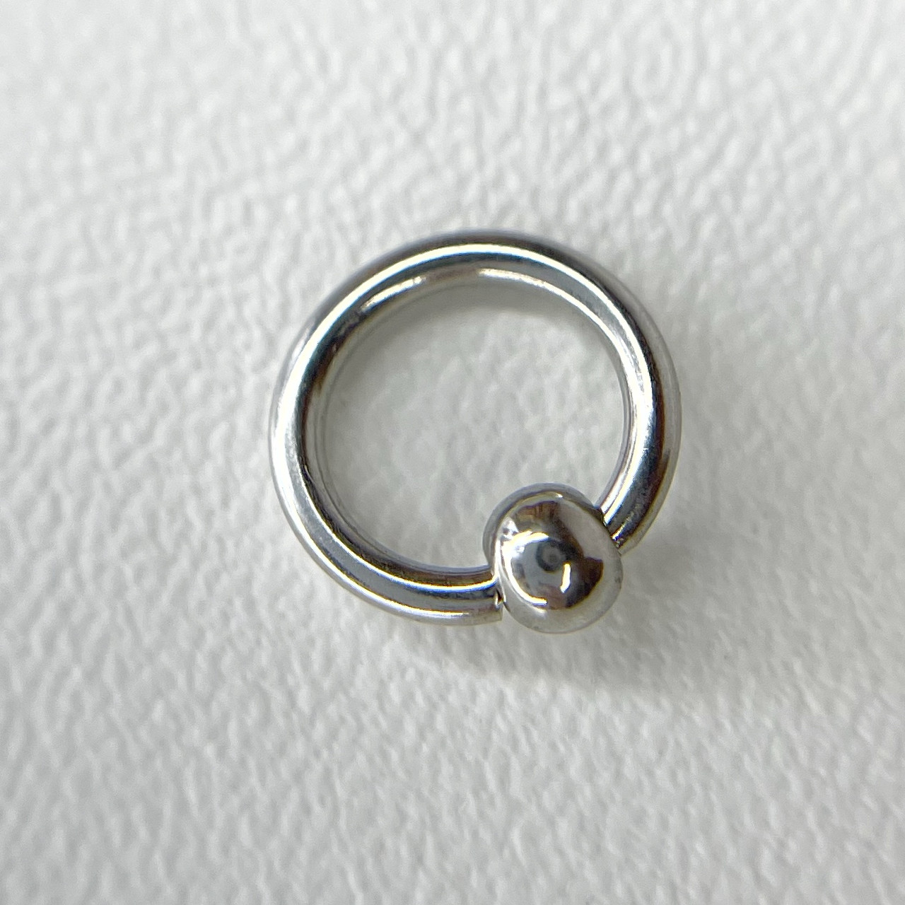 Сережка для пірсингу Finding Кільце з кулькою з хірургічної сталі 316L для брів губ Сталистий 8.5 мм x 3 мм Pr00025