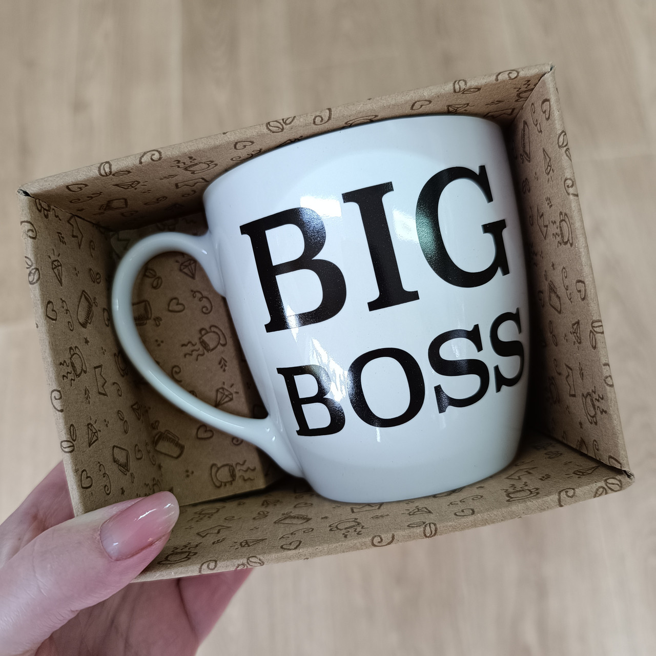 Чашка 500 мл BIG BOSS подарункова коробка