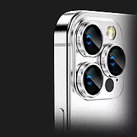 Захисне скло на камеру для Iphone 15 Pro Max | Защитное стекло на Айфон 15 про макс White Titanium