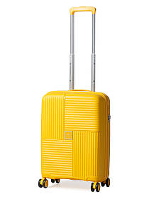 Валіза ручна поклажа S поліпропілен жовта 55х36х20см/35л/2.7кг/Snowbal