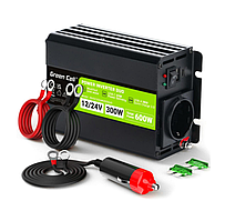 Перетворювач Green Cell GC DUO 12V/24V 300W/600W ( INVGC1224M300DUO)Модифікований синусоїд