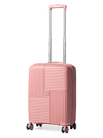 Валіза ручна поклажа S поліпропілен пудра 55х36х20см/35л/2.7кг/Snowbal