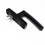 Ручка віконна FAPIM GEA 0530Ві чорна для алюмінієвих вікон, фото 2