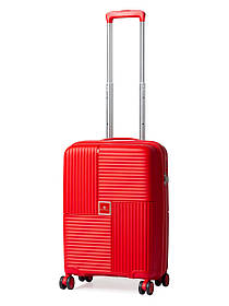 Валіза ручна поклажа поліпропілен червона 55х36х20см/35л/2.7кг/Snowbal