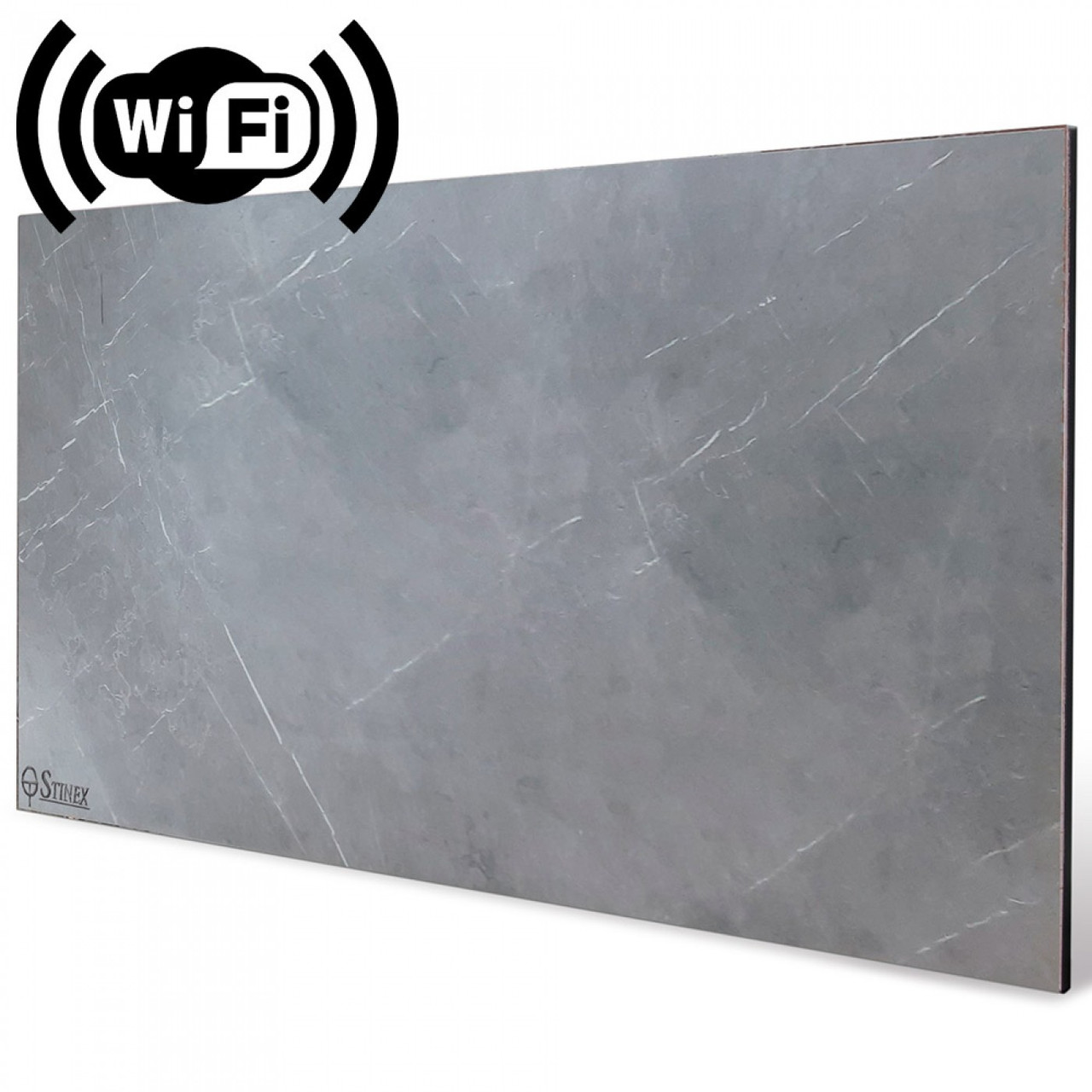 ЕЛЕКТРОКОНВЕКТОР КЕРАМІЧНИЙ З ТЕРМОРЕГУЛЯТОРОМ WI-FI — STINEX PLC-T 500-1000/220 (WIFI) Dark