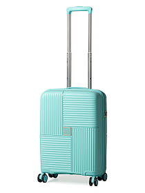 Валіза ручна поклажа поліпропілен бірюза 55х36х20см/35л/2.7кг/Snowball