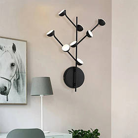 Бра LED 26273 Чорний 47х38х9 см. ly