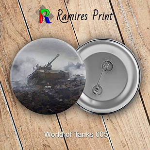 Значок 32 мм WoT 005