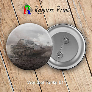 Значок 32 мм WoT 011