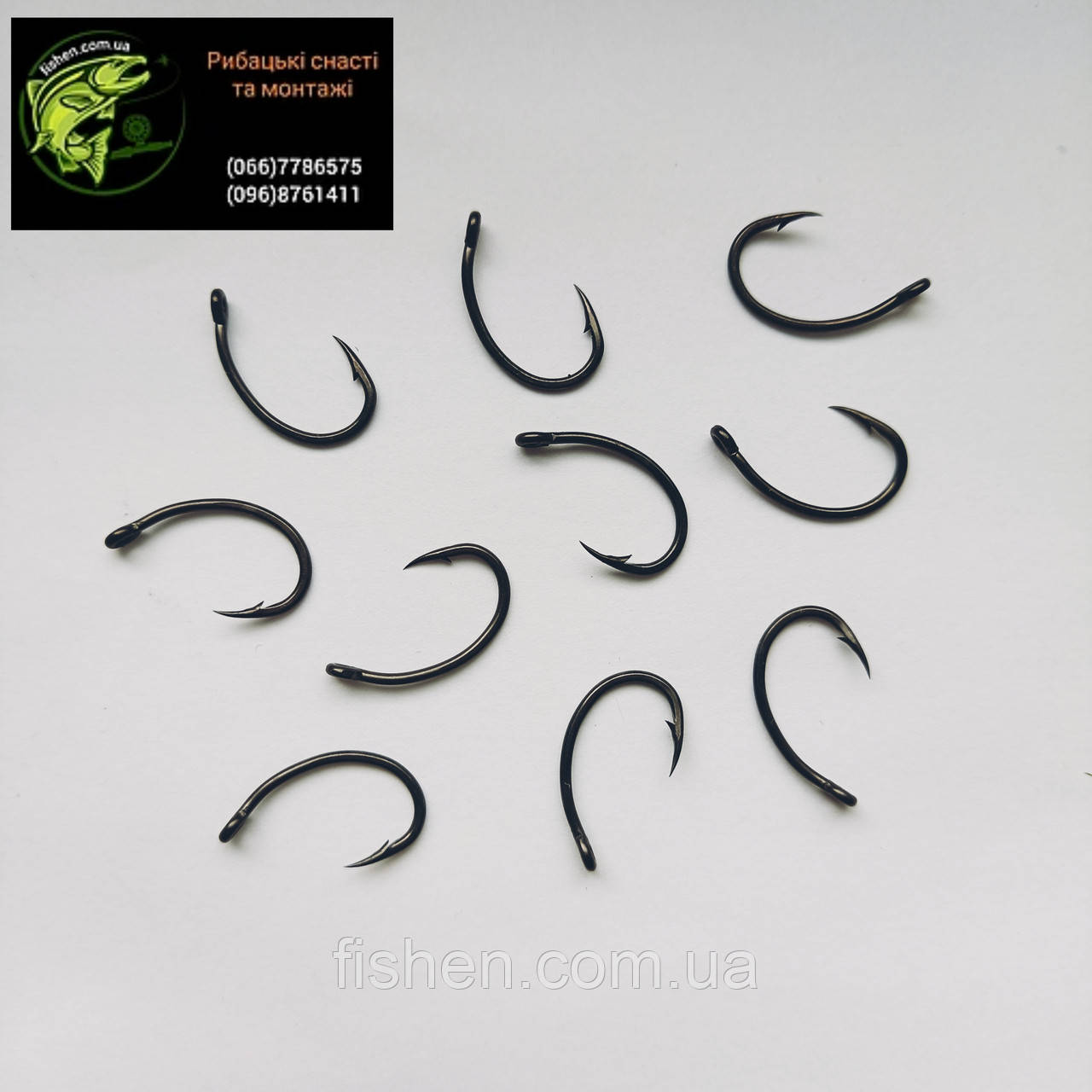 Коропові гачки «Krank» (з покриттям PTFE) №8