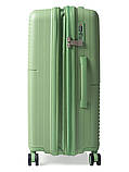 Валіза середня M поліпропілен зелена 66х46х27(+5)см/84л/3.7кг/Snowball, фото 6