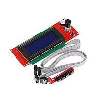 Панель керування з 2004 РК-дисплеєм і адаптером Smart Adapter для RAMPS 1.4, (ЧПУ, 3D принтер)