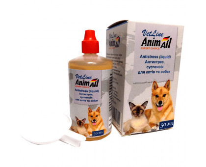 AnimAll VetLine Антистрес суспензія для котів і собак 50 мл 130633, фото 1