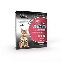 AnimAll VetLine DeWorm Ultra Kitten Антигельмінтик для кошенят і кішок вагою до 2кг 2 табл 179764